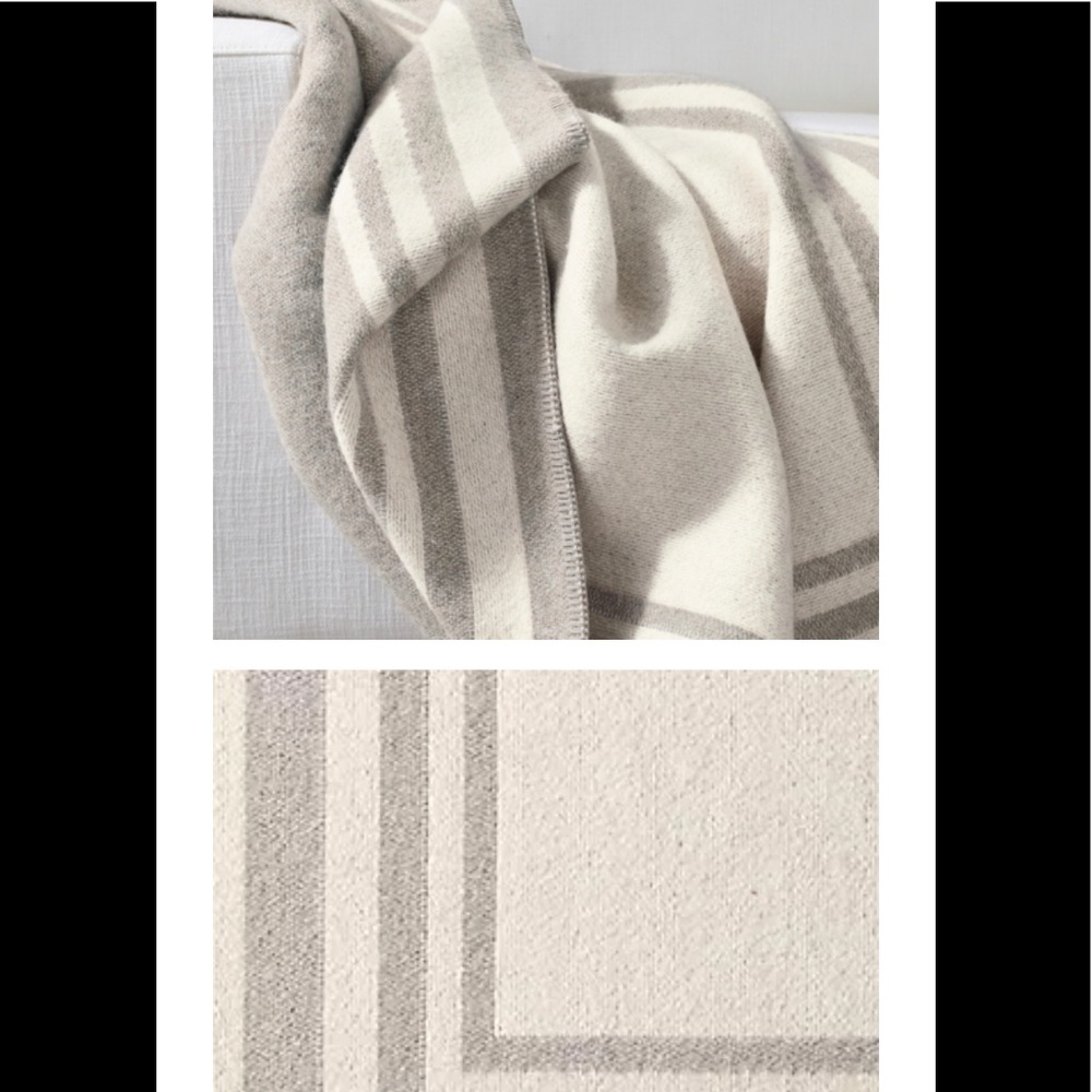 NEW RH ALPACA THROW AND SHAM